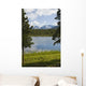 Scenic View Of A Lake In Denali National Park With The Alaska Range Wall Mural