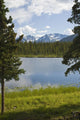 Scenic View Of A Lake In Denali National Park With The Alaska Range Wall Mural