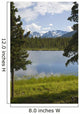 Scenic View Of A Lake In Denali National Park With The Alaska Range Wall Mural