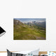 Scenic View Of Tundra And Kenai Mountains In Kachemak Bay State Park Wall Mural