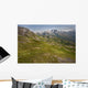 Scenic View Of Tundra And Kenai Mountains In Kachemak Bay State Park Wall Mural
