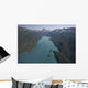 Aerial View Of Tutka Bay And Kenai Mountains Wall Mural