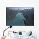 Aerial View Of Tutka Bay And Kenai Mountains Wall Mural