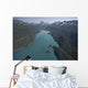 Aerial View Of Tutka Bay And Kenai Mountains Wall Mural
