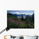 Fireweed & Chugach Mts Turnagain Arm Sc Alaska Wall Mural