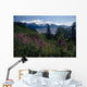 Fireweed & Chugach Mts Turnagain Arm Sc Alaska Wall Mural