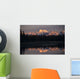 Alaska Range Reflected In Lake Alaska Fall Wall Mural