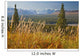 View Of Alaska Range And Eldridge Glacier, Southcentral Alaska, Autumn Wall Mural
