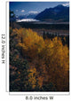 Fall Scenic Matanuska Glacier Chugach Mountains Southcentral Alaska Wall Mural