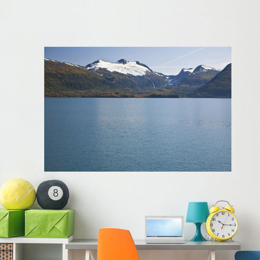 View Of Cap Glacier In The Chugach Mountiains Wall Mural