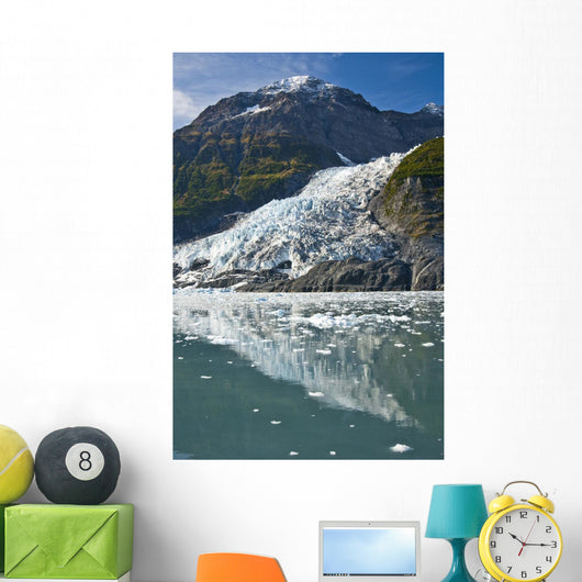 Cascade Glacier And Chugach Mountiains Wall Mural