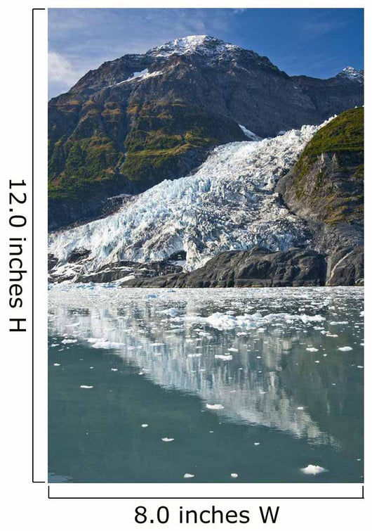 Cascade Glacier And Chugach Mountiains Wall Mural