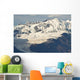 Scenic View Of Cascade Glacier And Mt Gannet In The Chugach Mountiains Wall Mural