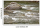 River Water Flowing Downstream Around Rocks Wall Mural