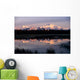 Southside Mt Mckinley And Alaska Range Reflected In Unnamed Lake Wall Mural