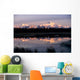 Southside Mt Mckinley And Alaska Range Reflected In Unnamed Lake Wall Mural