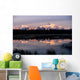 Southside Mt Mckinley And Alaska Range Reflected In Unnamed Lake Wall Mural