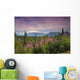Southside MT McKinley with Fireweed Wall Decal