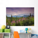 Southside MT McKinley with Fireweed Wall Decal