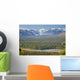 Scenic View Of Alaska Range And Eldridge Glacier Wall Mural