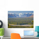 Scenic View Of Alaska Range And Eldridge Glacier Wall Mural