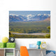 Scenic View Of Alaska Range And Eldridge Glacier Wall Mural