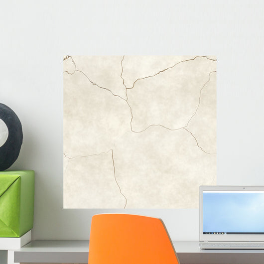Cracked Plaster or Bone Wall Decal
