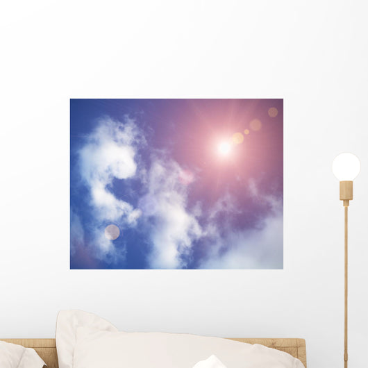 Sun Sky Clouds Wall Decal