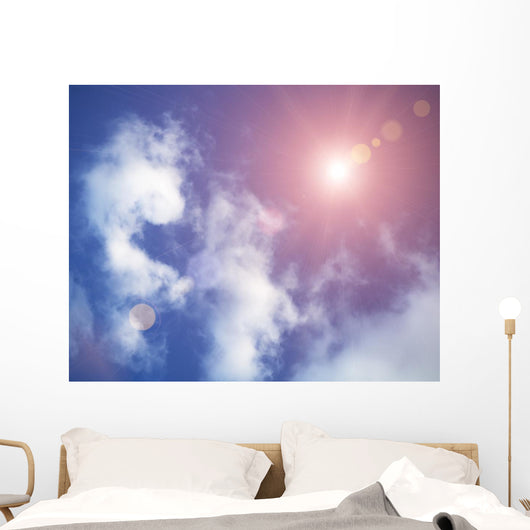 Sun Sky Clouds Wall Decal