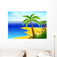 Plage Tropicale Wall Mural