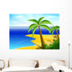 Plage Tropicale Wall Mural