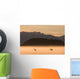 Kayakers Paddling Through The Misty Waters Of Favorite Passage, Wall Mural