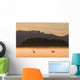Kayakers Paddling Through The Misty Waters Of Favorite Passage, Wall Mural