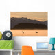 Kayakers Paddling Through The Misty Waters Of Favorite Passage, Wall Mural