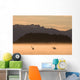 Kayakers Paddling Through The Misty Waters Of Favorite Passage, Wall Mural