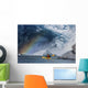 Kayaker Explores Melt Stream Wall Decal
