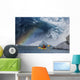 Kayaker Explores Melt Stream Wall Decal