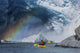 Kayaker Explores Melt Stream Wall Decal