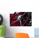 Steering wheel on classic car Wall Mural