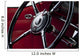 Steering wheel on classic car Wall Mural