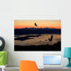 Silhouette Of Bald Eagles Wall Mural