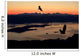 Silhouette Of Bald Eagles Wall Mural