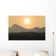 The Sun Sets Over The Chilkat Mountains, Tongass Forest, Alaska Wall Mural