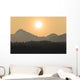 The Sun Sets Over The Chilkat Mountains, Tongass Forest, Alaska Wall Mural