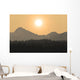 The Sun Sets Over The Chilkat Mountains, Tongass Forest, Alaska Wall Mural