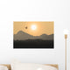 Silhouette Of A Floatplane Wall Mural