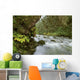 Small River Flowing Through The Old Growth Forest Wall Mural