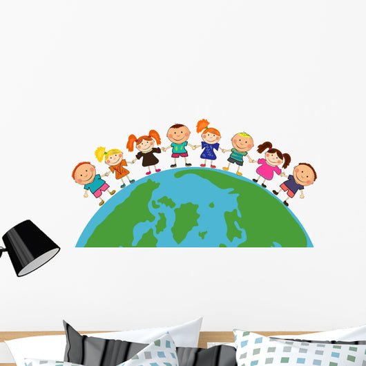 Happy Kids Wall Mural