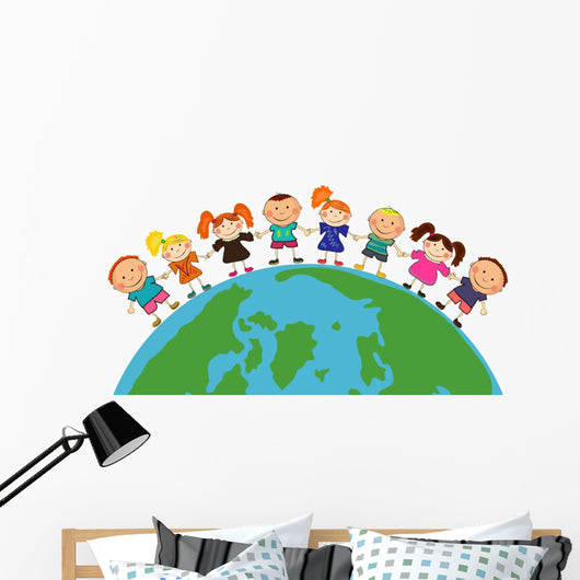 Happy Kids Wall Mural
