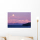 Full Moon Sets over Wall Decal 2